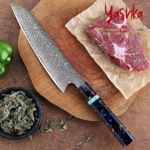 Damascus Kitchen Knife Chef Cooking Home Tool Cutlery Cookware Christmas Gift - £46.92 GBP
