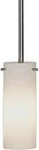 New Hamilton Hills Modern Frosted Glass Pendant Brushed Finish HH1015-L  - $79.20