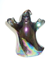 Fenton Glass Titanium Carnival Halloween Ghost Figurine by Mosser Glass in USA - £69.40 GBP