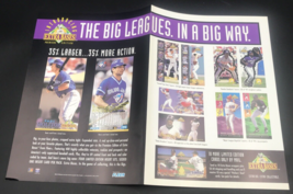 1994 Fleer Extra Bases MLB Baseball Sell Sheet Promo Ad Flyer Poster Mol... - £16.97 GBP