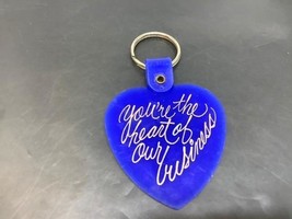 Vintage Promo Keyring Lucky Dollar Store Keychain Heart Shaped Ancien Porte-Clés - £5.81 GBP