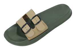 Brand New Mens Slides Sandals Adjustable Buckle Comfort Slip On Flip Flo... - $7.03 CAD+