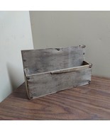 Old Primitive Wooden Mail Box CAMP DIAMOND POND Crate New Hampshire Birc... - £44.77 GBP