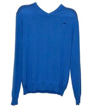Moods of Norway  Men&#39;s Blue V-Neck Wool  Knitted  Shirt Sweater Size US XL - £73.37 GBP