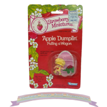 VINTAGE STRAWBERRYLAND MINIATURES STRAWBERRY SHORTCAKE APPLE DUMPLIN PUL... - $23.75