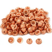 Star Bali End Bead Caps Copper Plated 9.5mm Approx 100 - £12.61 GBP