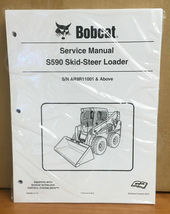 Bobcat S590 Skid Steer Loader Service Manual Repair Book 2019 Version - ... - £54.49 GBP