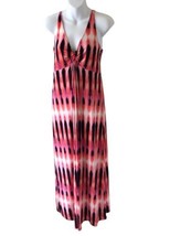 MiXit Dress Y2K BOHO Tie-Dye ￼Print Stretch Maxi Adjustable Strap ￼Size M - £13.80 GBP