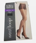 West Loop Ultra Sheer Toe Control Top Size C - Jet Black | Elegant &amp; Dur... - $3.12 CAD