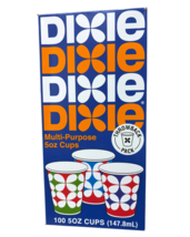 Dixie Cold Cups Throwback Pattern 5oz Box of 100 Kitchen Bathroom 2019 S... - $37.99