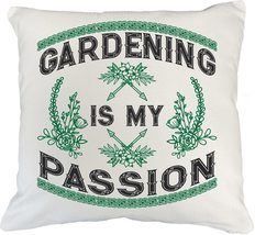 Make Your Mark Design Gardening is My Passion Proud Gardener&#39;s Pillow Cover FFar - $24.74+