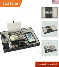Valet Tray Nightstand Organizer - Gifts for Young Men, Nightstand Organi... - $24.94