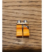 LEGO Minifigure Legs Orange with Zipper, Gray Hips - £1.48 GBP