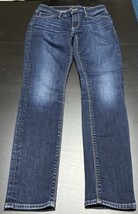 Lucky Brand Jeans Lolita 2/26 Ankle Straight Skinny Denim Jeans Dark Wash Blue - £17.63 GBP
