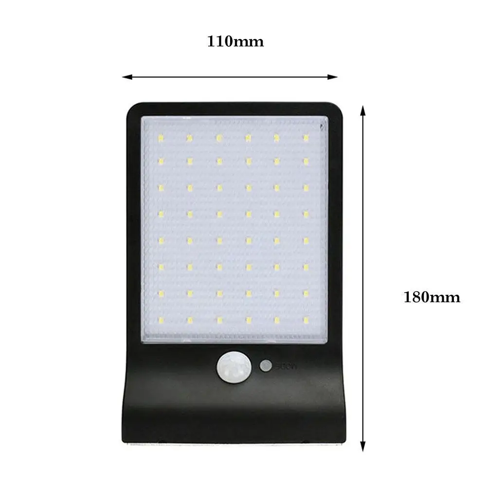 36 Led Pir Motion Sensor Solar Street Light Outdoor Light Wall Lamp Waterproof   - £42.80 GBP