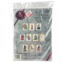 Something Special Cross Stitch Nativity Ornaments Kit 50511 Makes 10 3x4... - $33.73