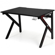 K-Shaped Gaming Desk with Cup Holder Headphone - $6,808.00 MXN
