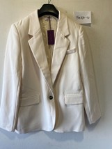 LASCANA Longer Length Blazer in Cream UK 14 (fm104-10) - $39.99