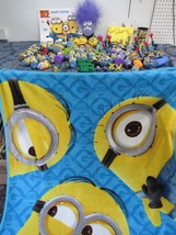 Minions Toys Lot Despicable Me Figures Blanket Book Huge Collection 100+ Bundle - £80.37 GBP