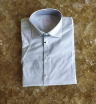 Thomas Pink London Striped Short Sleeves Shirt $149 Worldwide Shipping - £69.82 GBP