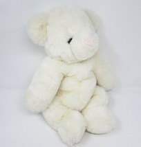 Vintage Prestige Toy Corp # 5705 White Teddy Bear Pink Nose Stuffed Animal Plush - £73.95 GBP