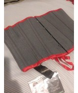 Corsets By Baci Gray Red Cincher Medium Nwt - $570.01 MXN