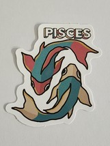 Pisces Two Fish Together Astrological Sign Sticker Decal Super Embellishment Fun - £1.82 GBP