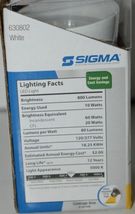 Sigma 630802 Weatherproof Metal LED Light 10 Watts 800 Lumens White image 8