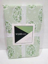 Wyatt Home Spring Easter Green Bunny Rabbit Cloth Tablecloth 60 X 104 NEW - £31.96 GBP