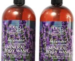 2 Bottles Dead Sea Collection Lavender Oil Calming Mineral Body Wash  33... - £27.32 GBP