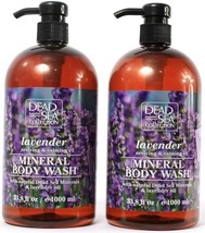 2 Bottles Dead Sea Collection Lavender Oil Calming Mineral Body Wash  33.8 Oz  - £27.51 GBP