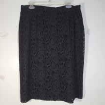 Womens Black Snake Print Sparkly knee length Due per Due Collection Size 16 - $17.62