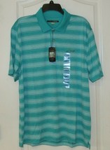 Greg Norman Performance Short Sleeve Polo BLTQ Green  Men&#39;s Sz L-XXL NWT... - $23.36