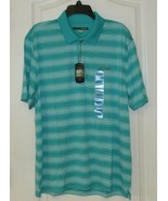 Greg Norman Performance Short Sleeve Polo BLTQ Green  Men&#39;s Sz L-XXL NWT... - $23.36