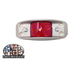 MILITARY CLEARANCE MARKER LIGHT LED RED ALLOY 24V M-SERIES TRUCK HUMVEE ... - £78.95 GBP