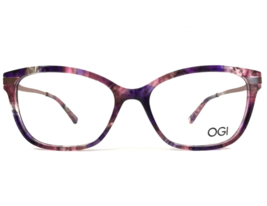 OGI Kids Eyeglasses Frames OK344/2295 Purple Marble Rose Gold Cat Eye 47... - £89.54 GBP