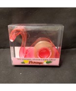 Pink Flamingo Refillable Tape Dispenser w Clear Tape 3/4 INCH - £2.92 GBP