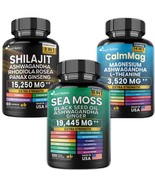 Nutri Nation Premium Sea Moss Shilajit and CalmMag Combo 1 Bottle of Each - $74.99 - $129.99