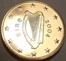 Gem Choice Unc Ireland 2004 5 Euro Cents~Minted In Sandyford~Irish Harp~Free Shi - £3.13 GBP
