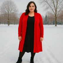 Style & Co. Red Ribbed Sweater - €15,30 EUR Style & Co. Red Ribbed Sweater - €15,30 EUR