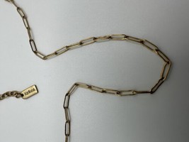 Vintage Gold Liz And Co Chain Necklace 15.75-17.75” - £16.35 GBP