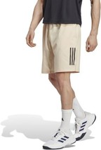 adidas Mens Club 3-Stripes Tennis Shorts Color Sand Strata Size XS7 - £42.00 GBP