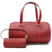 Louis Vuitton Epi Leather Soufflot Handbag Red - £1,996.43 GBP