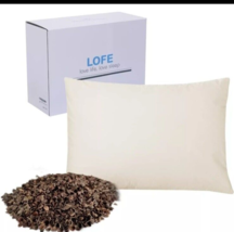 LOFE organic buckwheat pillow - 14 x 20 inches - adjustable - £22.05 GBP