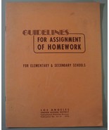 Guidelines for Assignment of Homework - Los Angeles Unified School Distr... - $23.88 CAD