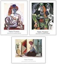 Bundle- 3 Assorted Pablo Picasso Museum Master Posters - $98.01