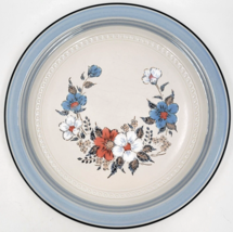 Crowning Fashion Dinner Plate 10 3/4&quot;  Blue Bouquet  by Johann Haviland ... - $18.00