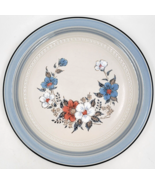 Crowning Fashion Dinner Plate 10 3/4&quot;  Blue Bouquet  by Johann Haviland ... - £14.26 GBP