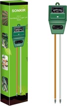 Soil pH Meter, MS02 3-in-1 Soil Moisture/Light/pH Tester Gardening Tool Kits for - £13.29 GBP