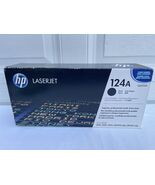 HP Laserjet Cyan Toner 124A Q6001A Genuine Brand New Sealed Black 1600 2... - $62.36
